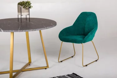 Стул Кент (С) Грей/Линк Золото / Kent