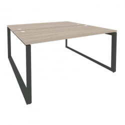 Рабочая станция на О-образном м/к ОНИКС О.МО-Д.РС-2.4.8 Дуб Аттик/Антрацит / ONIX O.MO-D.RS-2.4.8