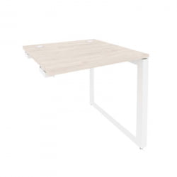 Стол-приставка на О-образном м/к к опорным элементам ONIX O.MO-SPR-0.8 Денвер Светлый/Белый