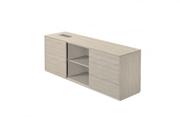 Тумба опорная 1700 правая Atlas NZ-0201.YN.YN.R Ясень Наварра