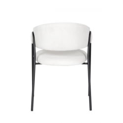 Стул Колин вельвет молочный