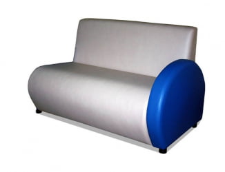 Диван двухместный подлокотник левый Клауд V-600/6