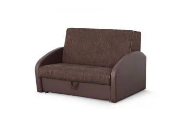 Диван-кровать Оливер 1 Стандарт Мистик куба коричневый Домус шоколад