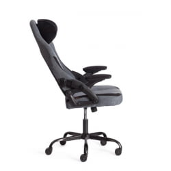 Кресло iWolf ткань, черный/серый