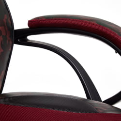 Кресло RACER GT MILITARY кож/зам/ткань, розовый/бордо, TW 13