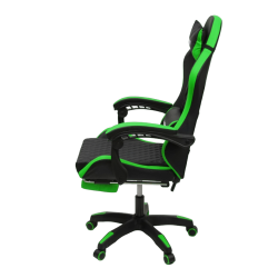 Кресло 892-1 цвет черный/зеленый с массажем 892-1-black-green-mass