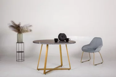 Стул Кент (С) Грей/Линк Золото / Kent