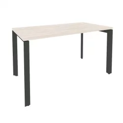 Стол рабочий на П-образном м/к ОНИКС О.МП-СП-3.7 Денвер Светлый/Антрацит / ONIX O.MP-SP-3.7