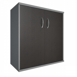 Шкаф низкий широкий Riva А.СТ-3.1 Венге/Металлик