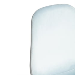 Металлический стул BREEZE (mod. 4724) Велюр/металл , 44 х 53 х 87 см, Aquamarine (аквамарин) HLR16 / натуральный