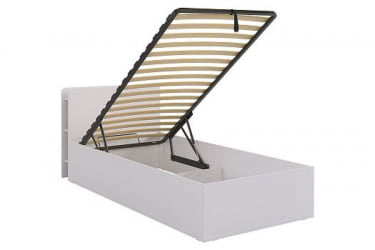 Кровать с подъёмным механизмом Юниор ZP.SMU-02 белое дерево