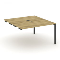 Двойной стол-приставка к опорным тумбам/шкафам CONCEPT CN.DSPR-001 Дуб Винченцо Антрацит