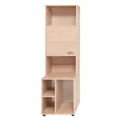 Стеллаж с тумбой под системный блок и дверкой Modul 3 Клен