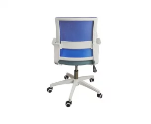 Кресло офисное Бит LB белый пластик Синий