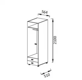 Шкаф ПМ-13 Юниор-6