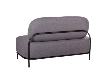 Диван тканевый Gawaii 2-х мест Тем серый