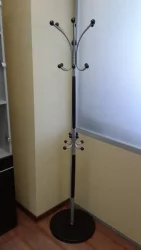 Вешалка напольная Д 1 Металлик/ венге