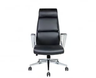 Кресло руководителя Лондон Люкс ZR8637H-408 black PU Черный