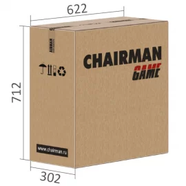 Кресло для геймеров CHAIRMAN GAME 9 NEW Черный-красный