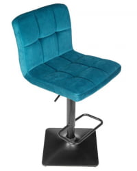 Стул барный ДОБРИН ДОМИНИC (морской волны велюр (МДЖ9-99)) 2 шт / DOBRIN DOMINIC (MJ9-99))