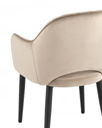 Стул Венера диамант велюр Шампань