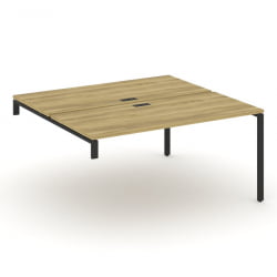 Двойной стол-надставка на опорную тумбу CONCEPT CN.DSN-004 Кобо Черный