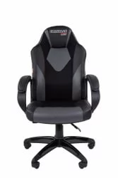 Кресло геймерское CHAIRMAN GAME 17 Черный Серый