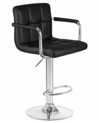 Стул барный DOBRIN KRUGER ARM Черный