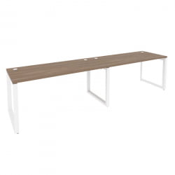 Рабочая станция на О-образном м/к ONIX O.MO-RS-2.4.7 Дуб Аризона/Белый