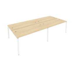 Рабочая станция на 4 раб.места Метал Сйстем Б.СМ-4.4 Акация/Белый / Metal System