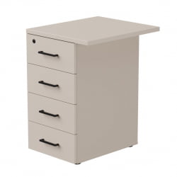 Тумба приставная с топом Еверпроф ЕВО 254Т1203 Кашемир / Everprof EVO