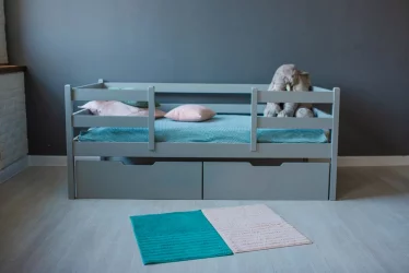 Кровать детская RooRoom VK-11с Серая