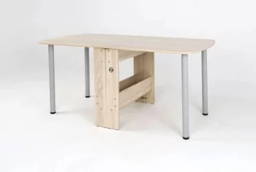 Раздвижной овальный стол Оригами Ясень Шимо светлый