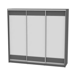 Шкаф-купе B-220х235х60-1(Графит-D8D8D8)