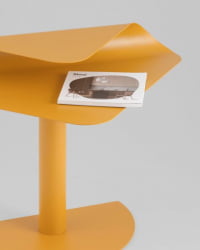 Журнальный столик Cornea металл желтый