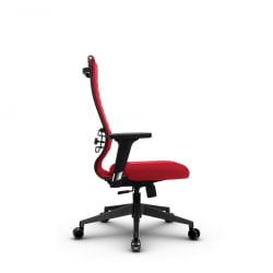 Кресло офисное МЕТТА B 2b 19/2D, Основание 17832 Комплект 4 Красное