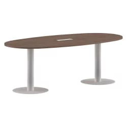 Конференц-стол на 6-8 человек IMAGO ПРГ-3 Ясень Шимо-белый