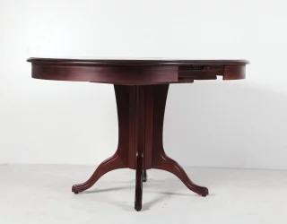 Стол из массива дерева Орион-5 (d1200) тон 9м