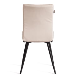 Стул обеденный Монте Карло ТРЕНД, велюр, бежевый/черный, 7, 49х51х93 см / Monte Carlo TREND,