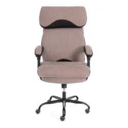 Кресло Chief metalBL ткань, светло-коричневый, KUB 03/TW-24