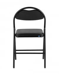 Стул складной Hagen экокожа Черный