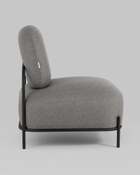 Кресло Стоун 1 рогожка Серый