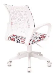 Кресло детское Бюрократ KD-W4/REDLIPS