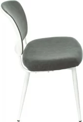 Стулья для кухни Бюрократ КФ-8В вхите Серый 2 шт. / KF-8W white
