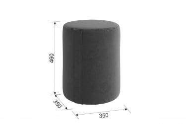 Пуф Рони 2 PM-001.2 крем (велюр)