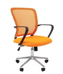 Кресло для оператора Chairman 698 chrome TW Оранжевое
