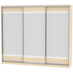 Шкаф-купе B-220х270х60-2(ДМ-D10D10D10)