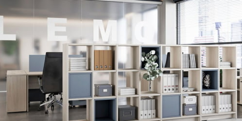 Дополнительная секция стеллажа открытого LEMO L-71 Сосна Скандинавия