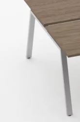 Л-образный металлический каркас с траверсами Deka 73.145.16 К Металлик матовый муар