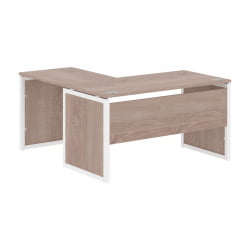 Угловой компьютерный стол XTEN-QP XQPCT 1415 R Дуб Сонома Белый
